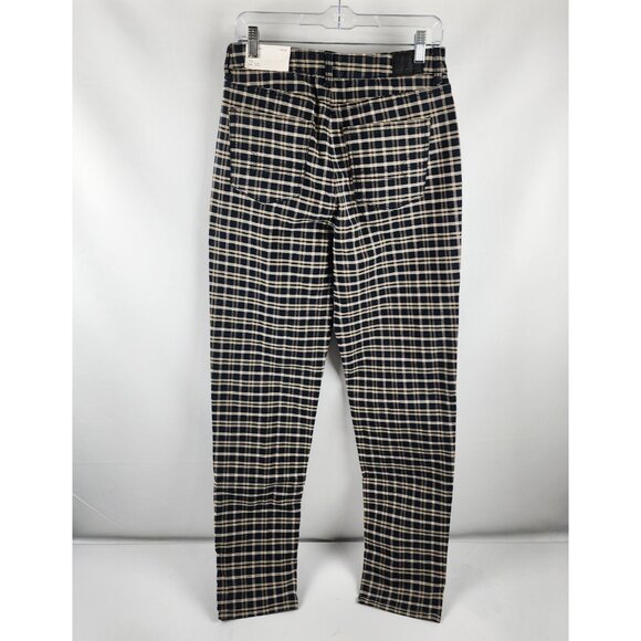 American Eagle Jeans Womens 10 XLong Multi Plaid Mom Stretch Denim NWT - Picture 8 of 12